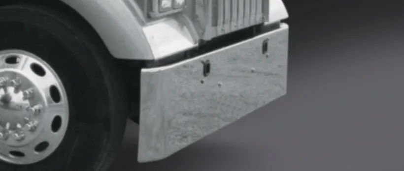 18" Kenworth W900 Texas Square Bumper