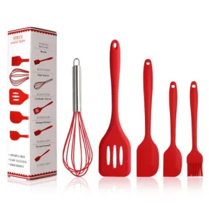 5 Piece Silicon Baking Utensil Set