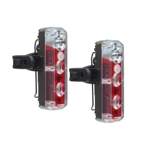 Blackburn 2'Fer-XL 200 Lumen Front Rear Rechargeable Waterproof Light Set