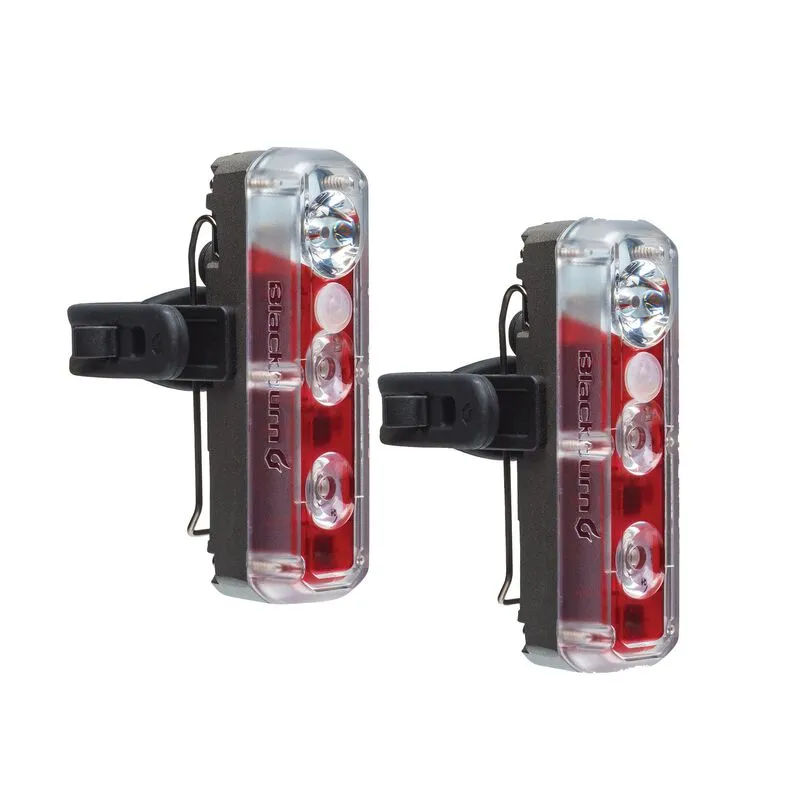 Blackburn 2'Fer-XL 200 Lumen Front Rear Rechargeable Waterproof Light Set