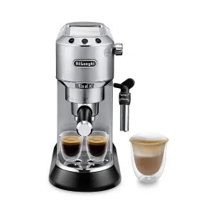 DeLonghi EC685M 1350-Watt Espresso Coffee Machine (Metallic) | 15-Bar Pressure | Thermoblock | Cappuccino System