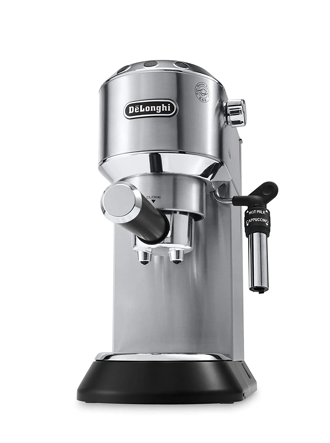 DeLonghi EC685M 1350-Watt Espresso Coffee Machine (Metallic) | 15-Bar Pressure | Thermoblock | Cappuccino System