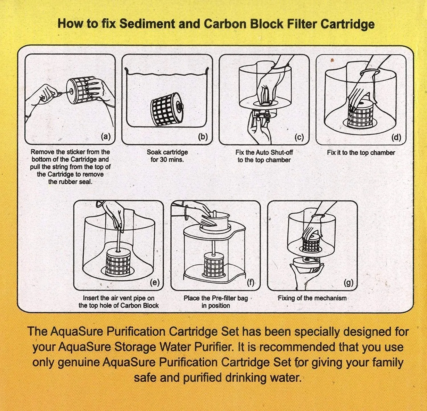 Eureka Forbes Aquasure 4000 litres Cartridge (Common for Xtra Tuff/Maxima/Shakti/Aayush)