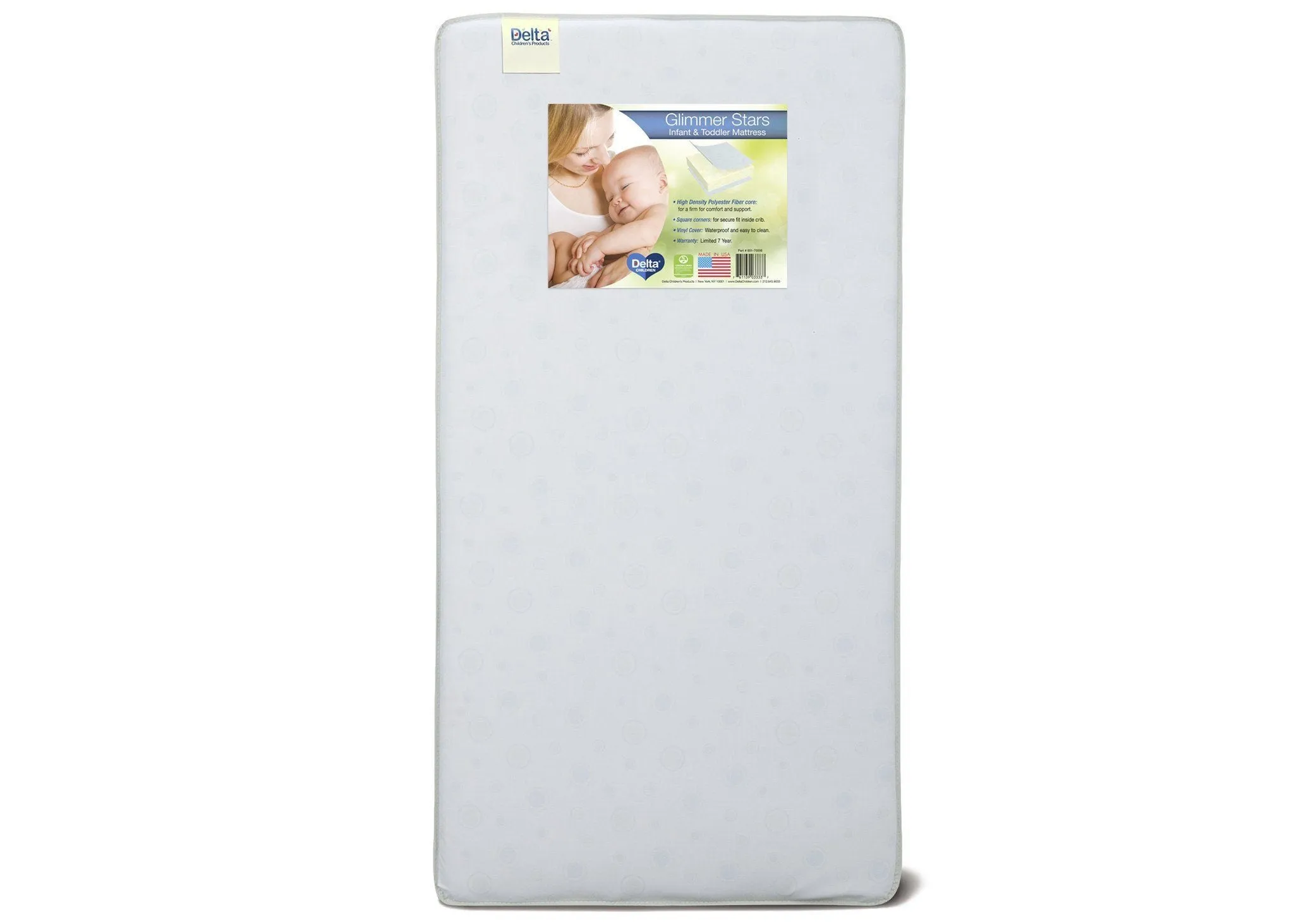 Glimmer Stars Crib & Toddler Mattress