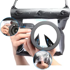 GQ-518M 20m Underwater Diving Camera Housing Case Pouch Dry Bag Camera Waterproof Dry Bag for Canon Nikon DSLR SLR