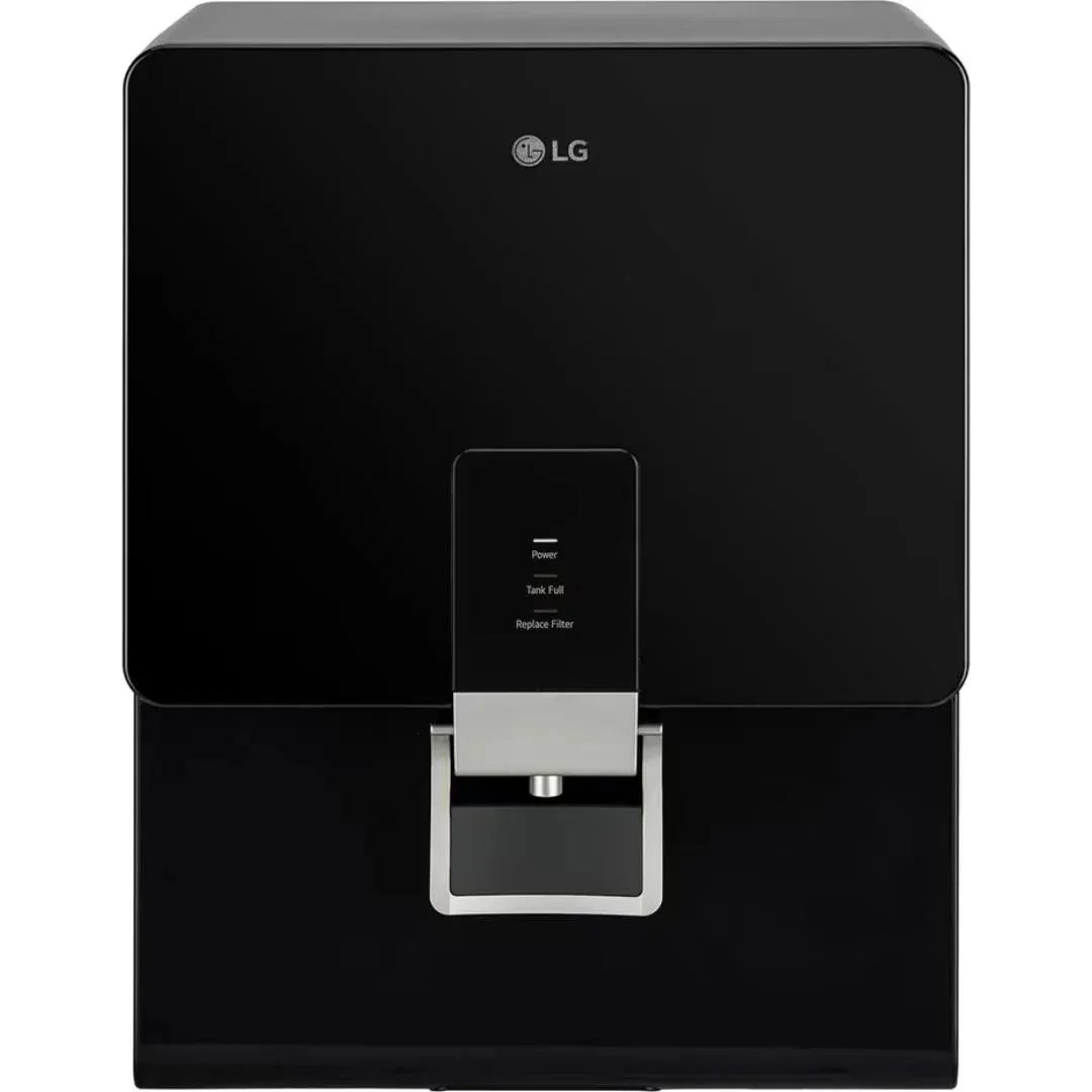 LG 8.0 L WW136RPNB Multi Stage Purification with RO   Stainless Steel Tank Water Purifier (Solid Black)