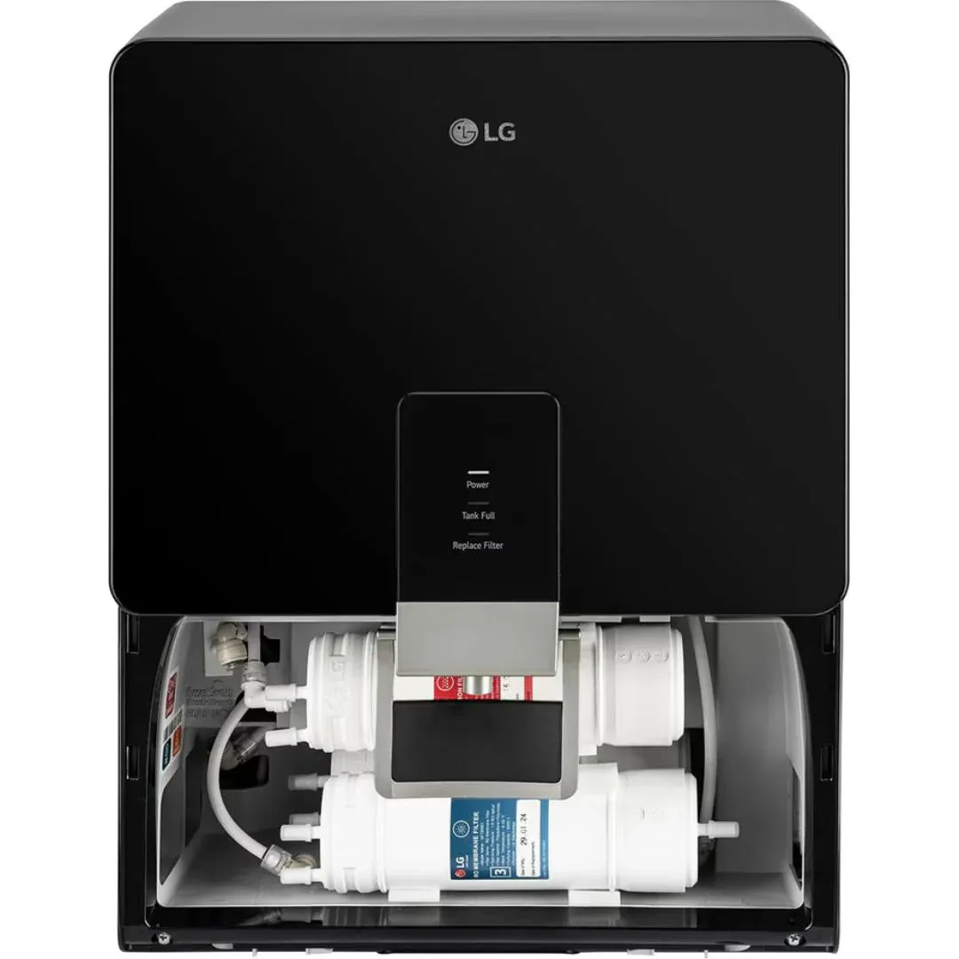 LG 8.0 L WW136RPNB Multi Stage Purification with RO   Stainless Steel Tank Water Purifier (Solid Black)