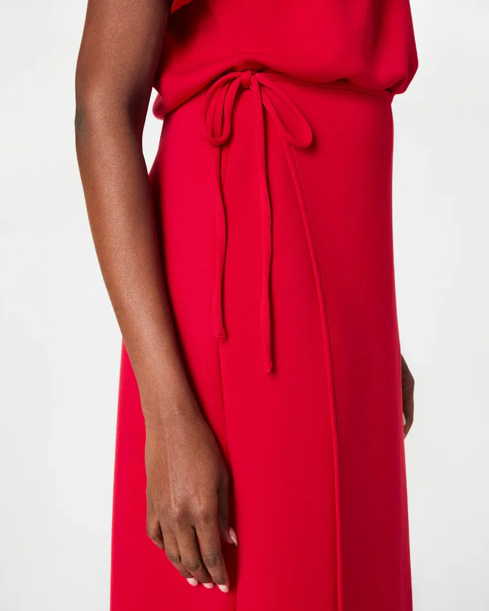 SPANX Air Essentials Tie Waist Midi Dress