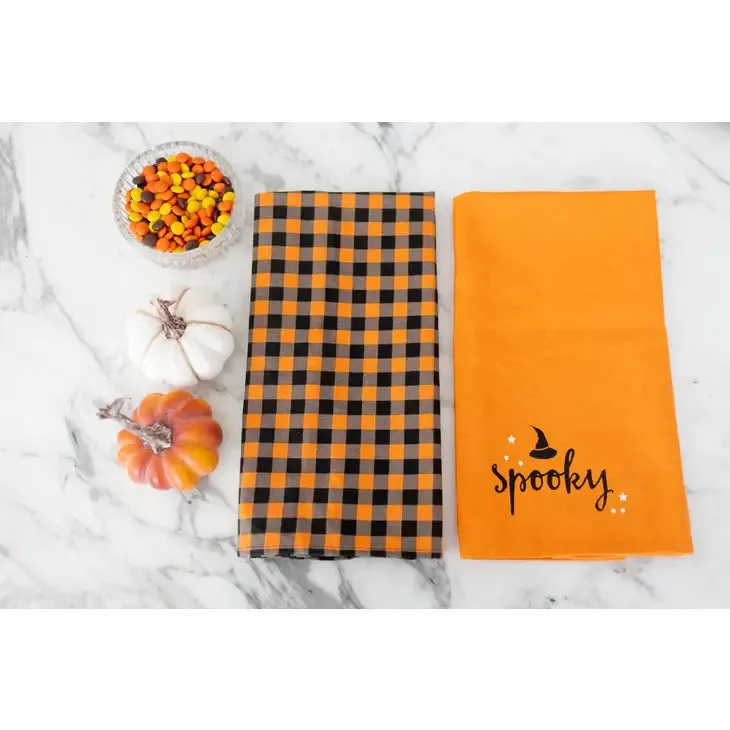 Spooky Kitchen Dish Towels, Set of 2