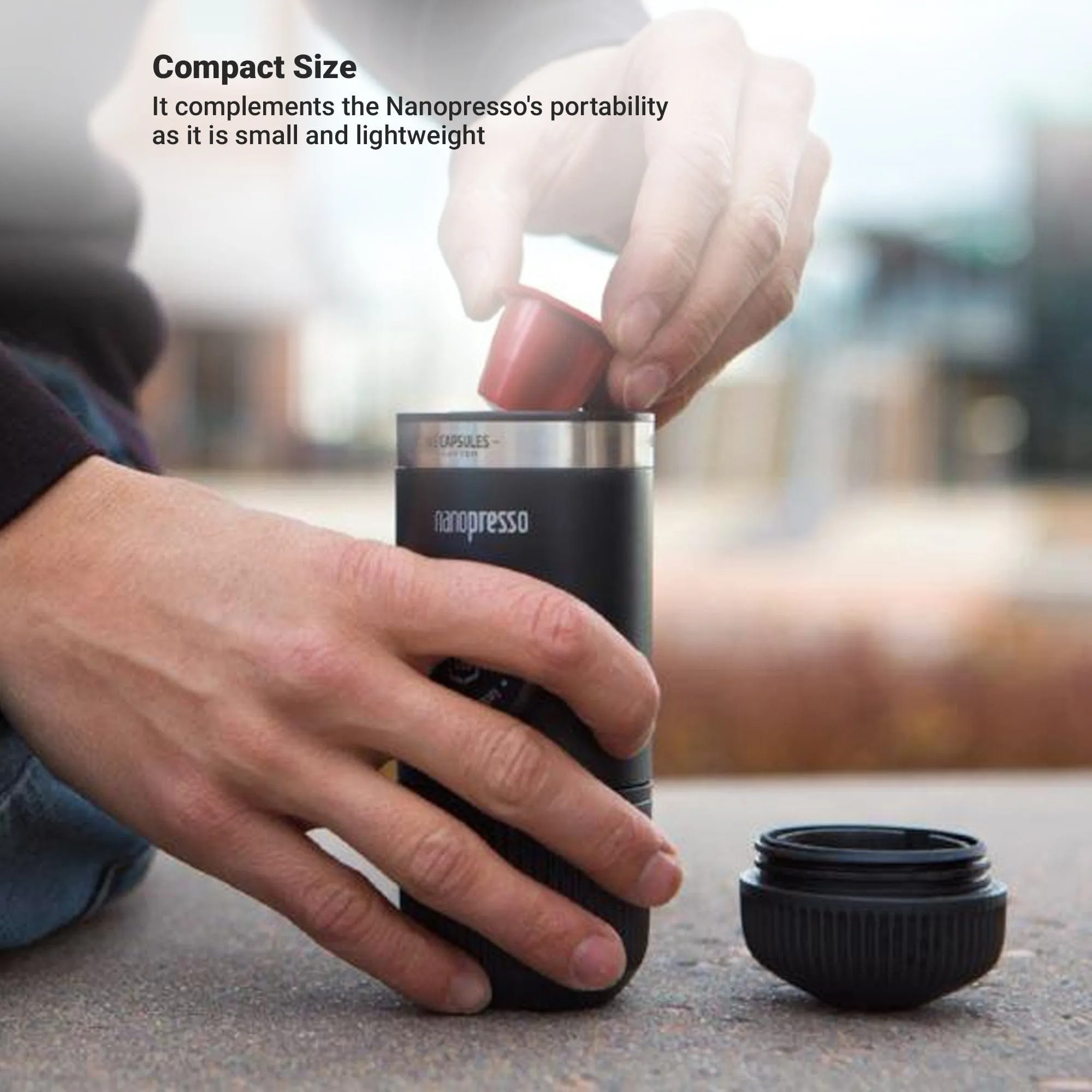 Wacaco Nanopresso Grey with NS Adapter