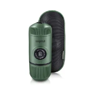 Wacaco nanopresso , Manual Brewer with Carrying Case, Moss Green